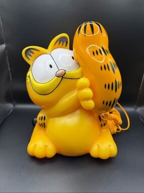 Vintage 1981 Garfield ACL Lighting and Music Landline Phone New in Box